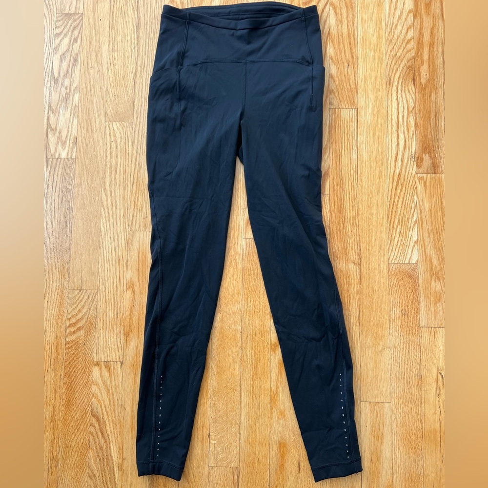 Lululemon Wunder Train High Rise 28 size 6 Black Leggings